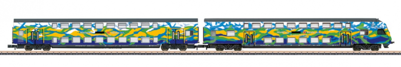 Märklin 87307 Spur Z Doppelstockwagen-Set Touristik 2 der DB AG Epoche VI