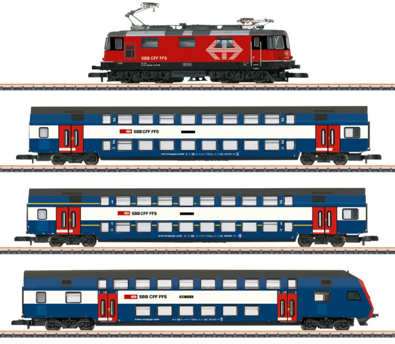 Märklin 81195 Spur Z Zugpackung Züricher S-Bahn SBB mit Re 420 Epoche VI