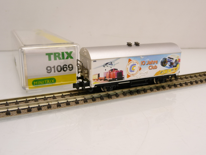 Minitrix 91069 N Kühlwagen 10 Jahre Conrad Club  neuwertig in OVP