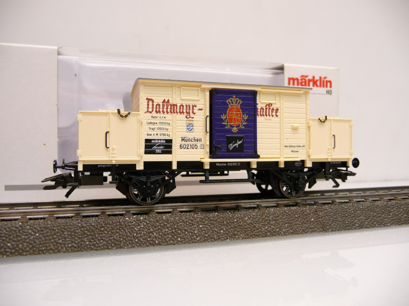 Märklin 46074 H0 Kolonialwarenwagen Dallmayr Kaffee Insider Jahreswagen 2002