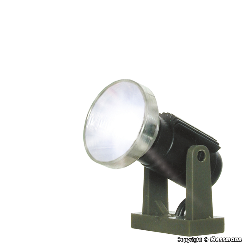 Viessmann 6530 N Flutlichtstrahler mit LED niedrig Höhe 10 mm