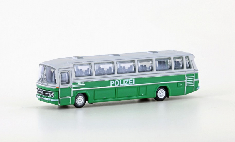 Minis Spur N 1:160 Mercedes Benz 0302 RÜH Polizei Universalbus