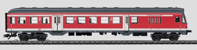 Märklin 42571 H0 Nahverkehrswagen mit Steuerabteil der DB rot Epoche V - TOP in OVP