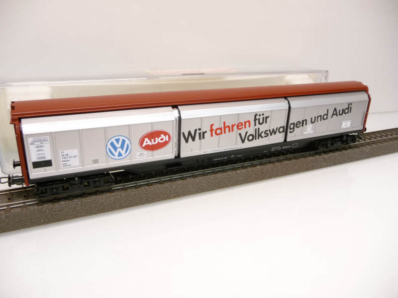 Electrotren 5513 K H0 Schiebewandwagen VW und Audi der DB Epoche V TOP in OVP