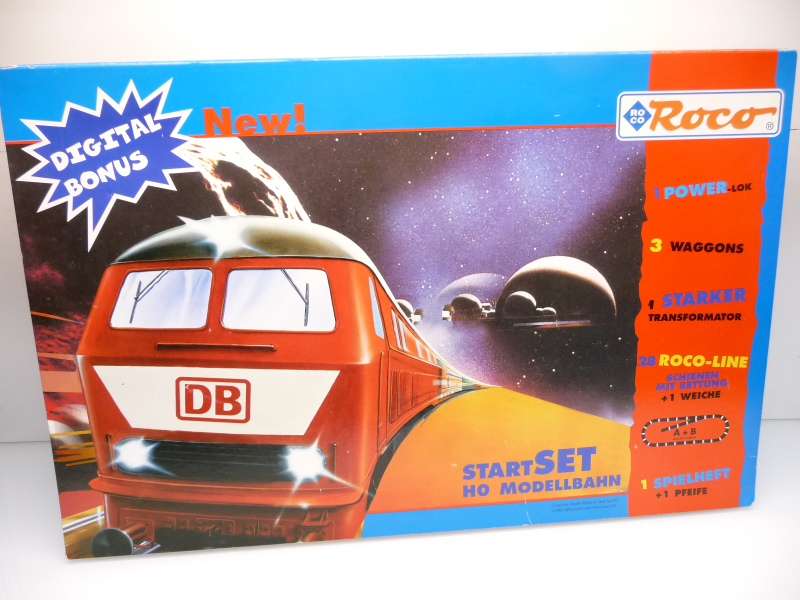 Roco 41152 H0 Startset mit Diesellok BR 215 + 3 Waggons und Schienenset A+B TOP in OVP