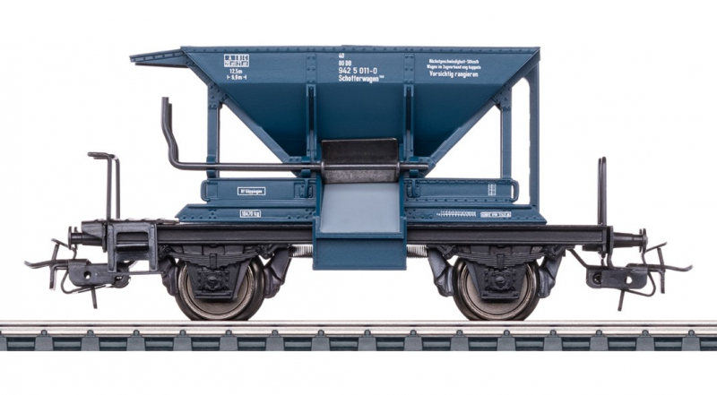 Märklin 46102 H0 Schotterwagen Bauart Talbot ozeanblau der DB Epoche IV NEU