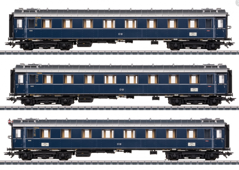 Märklin 42528 H0 F-Zug-Wagenset „Dom Pfeil“ der DB Epoche III INSIDER NEU