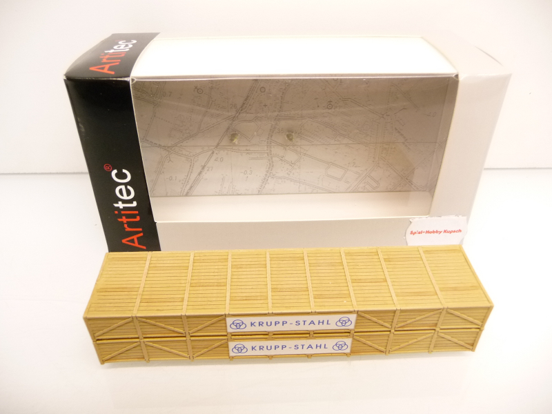 Artitec 487.801.70 H0 Ladegut Transportkiste Krupp-Stahl TOP in OVP