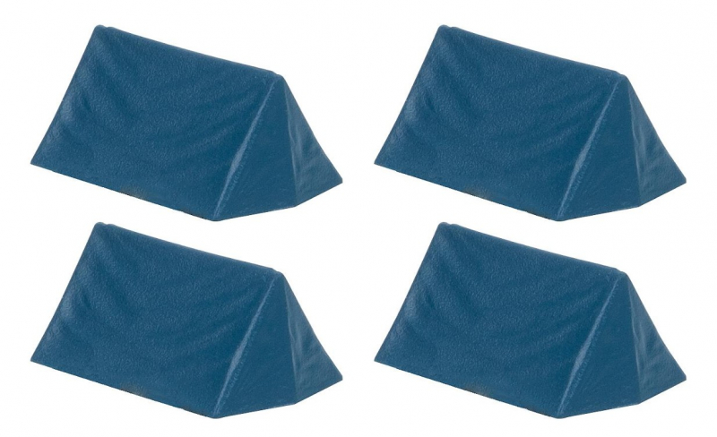 Faller 180003 H0 4 Zelte, blau NEU