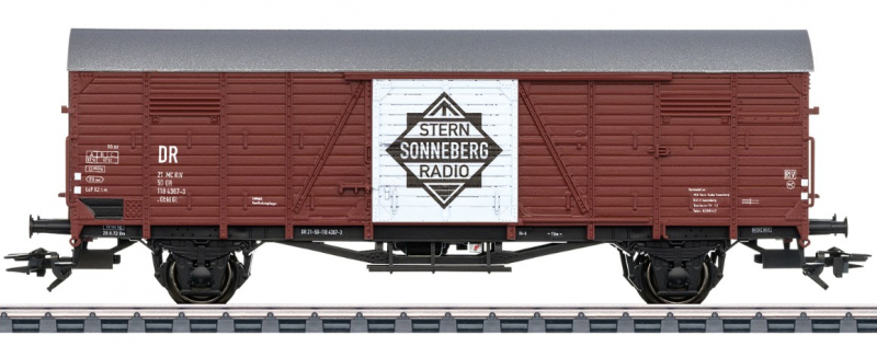 Märklin 46152 H0 Gedeckter Güterwagen Stern Radio Sonneberg der DR Epoche IV MHI NEU