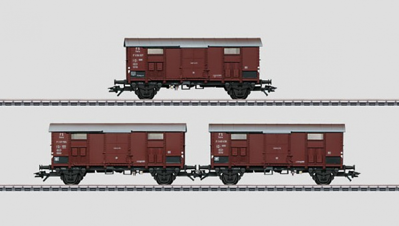 Märklin 47873 H0 Güterwagen-Set 3-teilig der FS Epoche III TOP in OVP