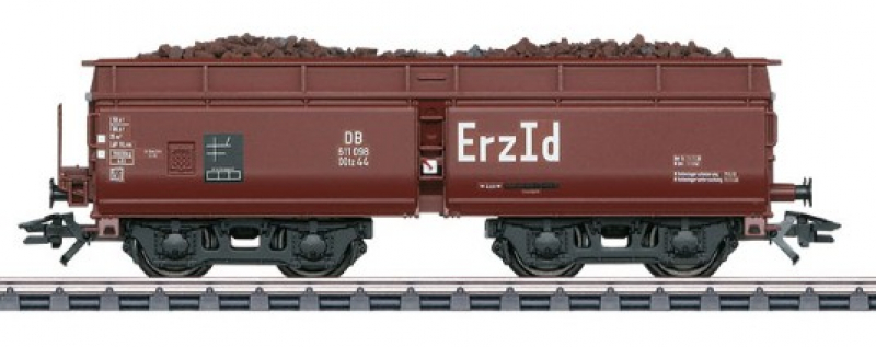 Märklin 00722-19 H0 Selbstentladewagen Erz Id der DB braun Epoche III NEU
