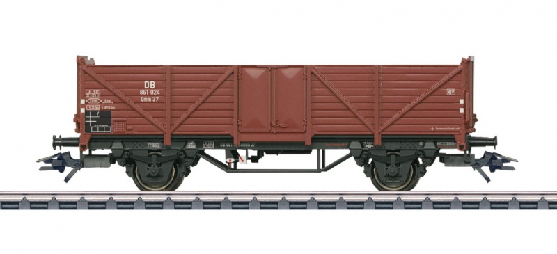 Märklin 46059 H0 Offener Güterwagen Omm 37 der DB mit Eisenschrott NEU
