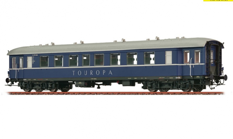 Brawa 46212 H0 Personenwagen C4ywe Touropa der DB, Epoche III