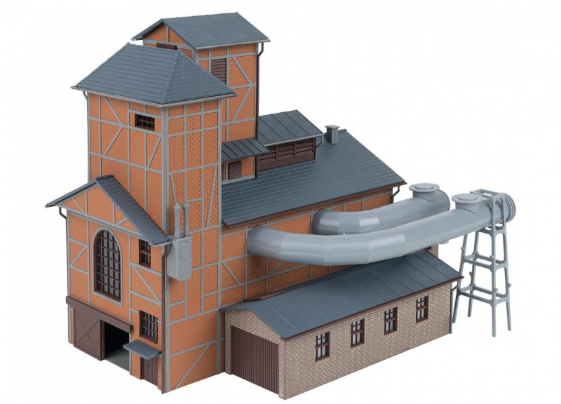 Faller 130024 H0 Gebläsehalle mit Rohrleitungen NEU