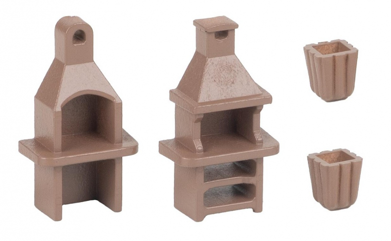 Faller 180015 H0 2 Gartengrills NEU