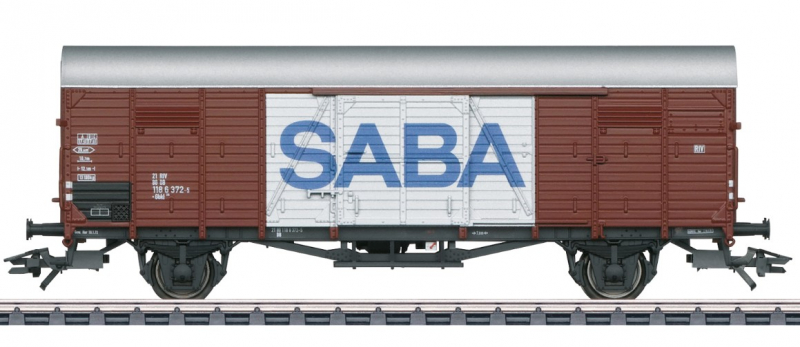 Märklin 46168 H0 Gedeckter Güterwagen Gbkl 238 der DB SABA Epoche IV MHI TOP in OVP