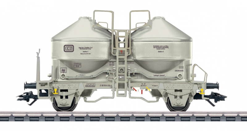 Märklin 4661 H0 Silowagen Ucs 908 der DB grau TOP in OVP
