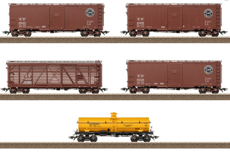 Trix 24915 H0 Güterwagen-Set der Southern Pacific Epoche III NEU