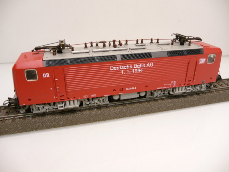 Märklin 83443 H0 Elektrolok BR 143 der DB AG rot 1.1.1994 Delta DIGITAL ohne OVP