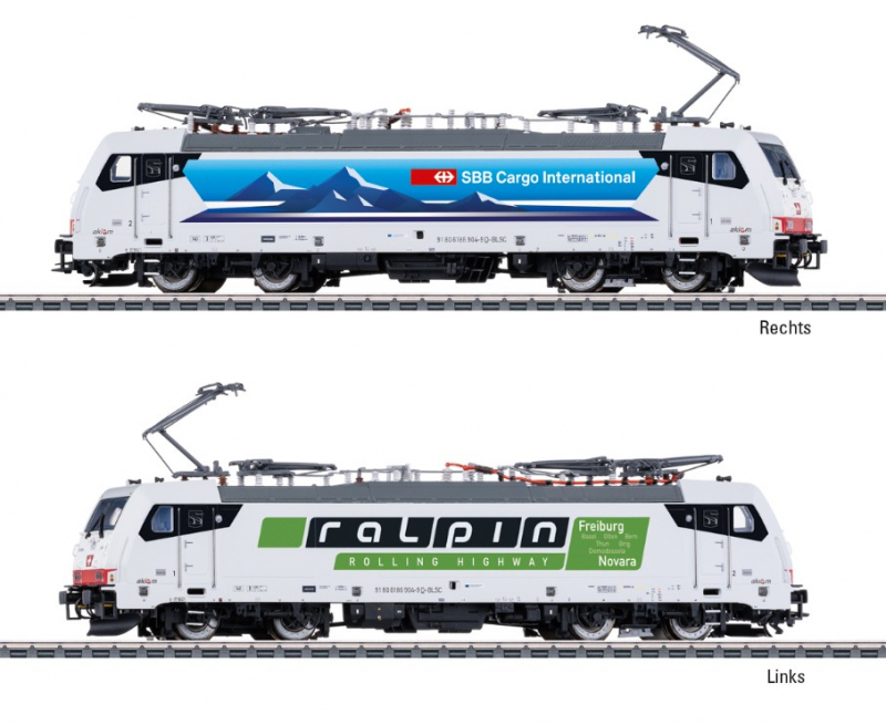 Märklin 38801 H0 Elektrolokomotive Baureihe 186 der Akiem SAS mfx DIGITAL mit SOUND NEU