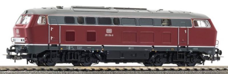 Piko 22060 H0 Diesellok BR 215 054-8 der DB altrot Epoche IV mit DSS PluX22 - NEU
