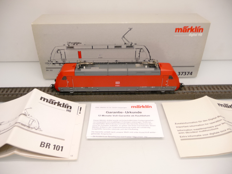 Märklin 37374 H0 Elektrolok BR 101 rot der DB AG Epoche V fx Digital TOP in OVP