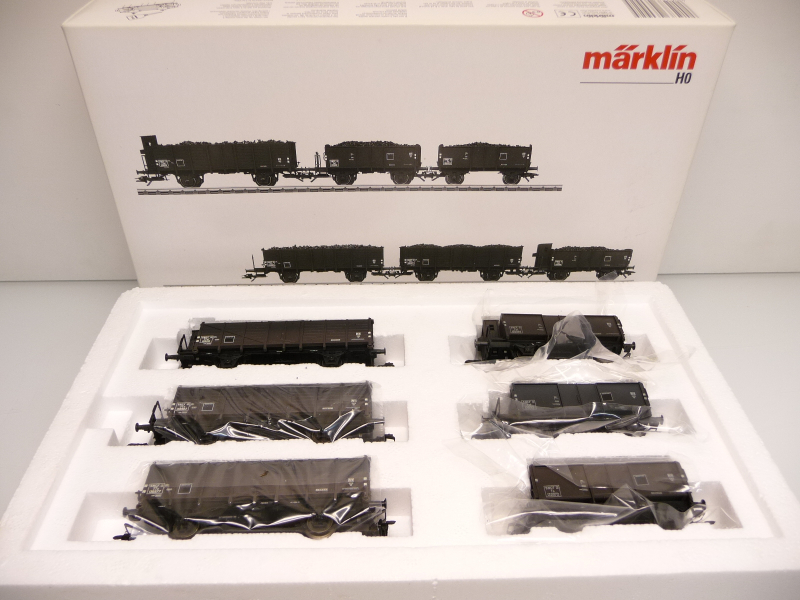 Märklin 46092 H0 Güterwagen-Set mit Echtkohle der DB Epoche III TOP in OVP