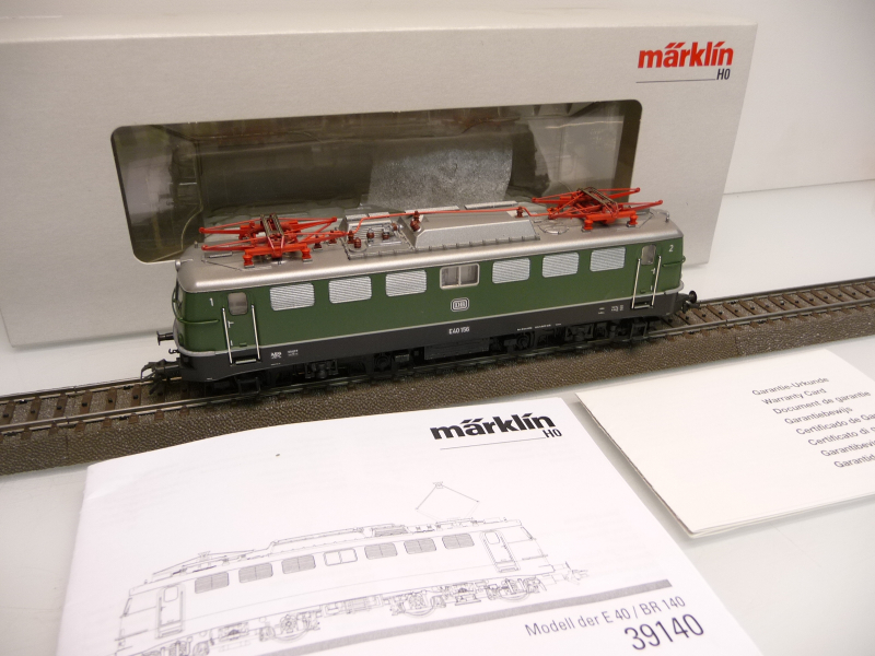 Märklin 39140 H0 Elektrolok E40 156 grün der DB Epoche III mfx DIGITAL mit SOUND TOP in OVP