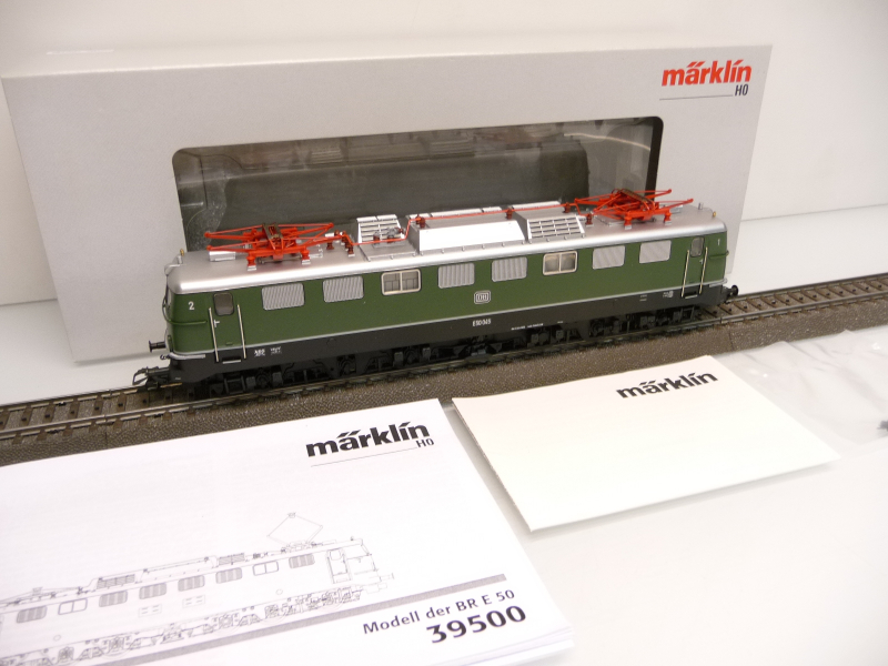 Märklin 39500 H0 Elektrolok BR E50 der DB mfx DIGITAL mit SOUND TOP in OVP