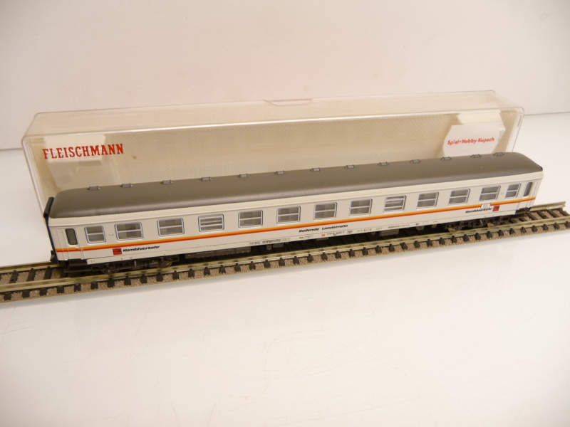 Fleischmann 8119 K N Personenwagen Rollende Landstrasse der DB Epoche IV TOP in OVP