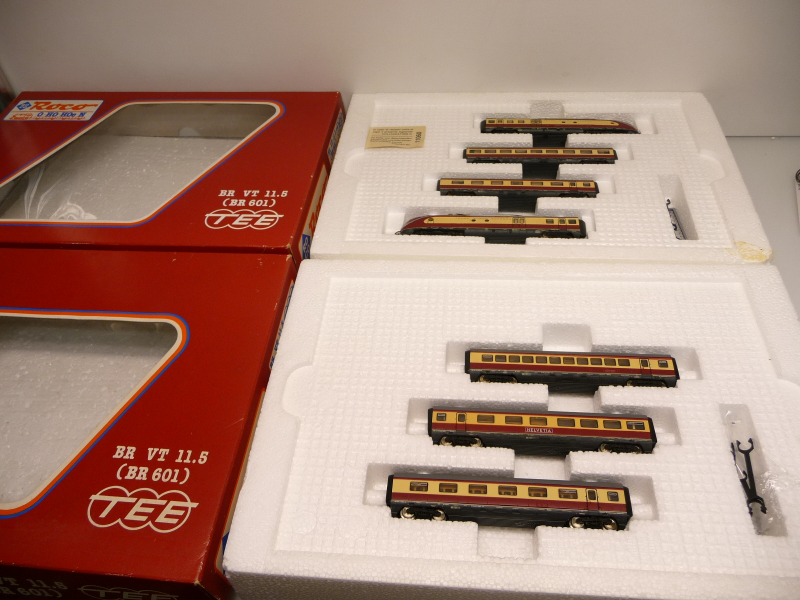 Roco 02167+02168 N Dieseltriebzug VT 11.5 HELVETIA der DB Epoche III 7-teilig TOP in OVP