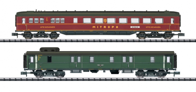 Minitrix 15801 N Schnellzugwagen-Set Berlin-Hamburg der DRG Epoche II - NEU