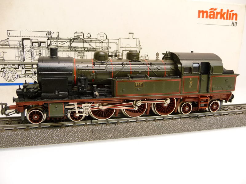 Märklin 3109 H0 Dampflokomotive T18 Stettin 8401 der KPEV Epoche I TOP in OVP
