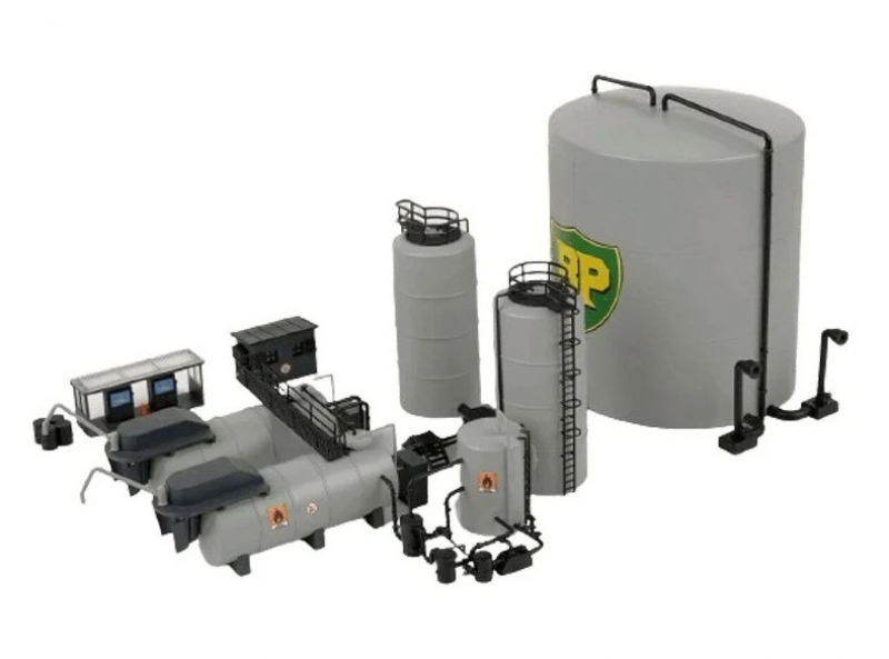 FALLER 190403 H0 Aktions-Set BP-Tankanlage 30 Jahre Eurotrain - NEU