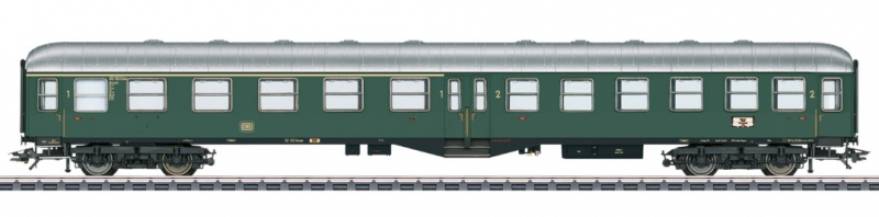 Märklin 43126 H0 Reisezugwagen AB4ymb-51 grün der DB Epoche III mit LED Beleuchtung - NEU