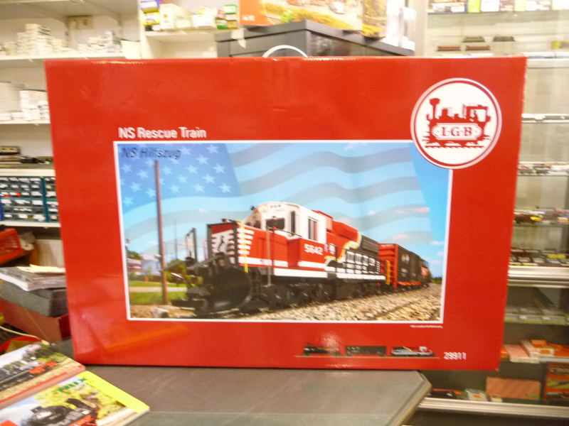 LGB 29911 G NS Hilfszug rot/schwarz der Norfolk Southern Railroad Epoche VI - NEU