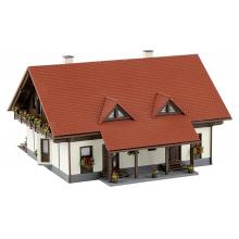 Faller 131549 H0 Doppelhaus Moosgrund 174 Teile in 4 Farben  mit LED Beleuchtung