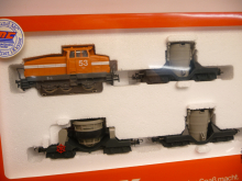 Primex 2704 H0 Zugpackung 4-tlg Stahlwerk Roheisenwagen mit Industrie-Diesellok DHG 500