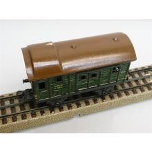 390 freight train baggage car green sheet metal 1940s Märklin H0 rarity