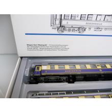 Märklin 4228 H0 Rheingold car set with 5 elegant sheet metal express train cars DRG