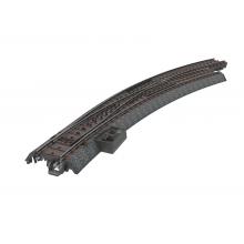 Märklin H0 24772 Schlanke Bogenweiche rechts R3 30 Grad mit Decoder und Antrieb !!