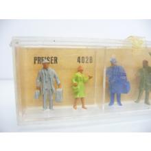 Preiser 4028 H0 1:90 Welcome and travelers miniature figures - old equipment