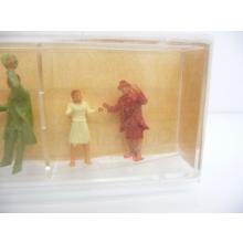 Preiser 4028 H0 1:90 Begrüßung und Reisende Miniaturfiguren - Alte Ausstattung