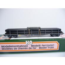 HAG H0 364 tube car of the SBB 390 0 295-6 Rs loaded with AC wheel sets