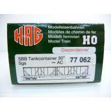HAG 77 062 H0 Tankcontainer 30 der SBB 454 0 041-9 Giezendanner für Märklin 3L~ wie ladenneu !!