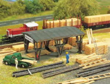 Busch H0 6047 Holzhandlung