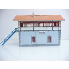 Signal box with lighting from the Niederberg region with staircase - Faller