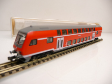 Fleischmann 8623 K N Doppelstock Steuerwagen rot RE Kassel HBF mit Lichtwechsel - TOP in OVP