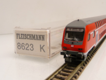 Fleischmann 8623 K N Doppelstock Steuerwagen rot RE Kassel HBF mit Lichtwechsel - TOP in OVP
